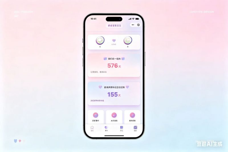 DC恋爱情侣小程序-恋爱记录|纪念日提醒|情侣互动工具